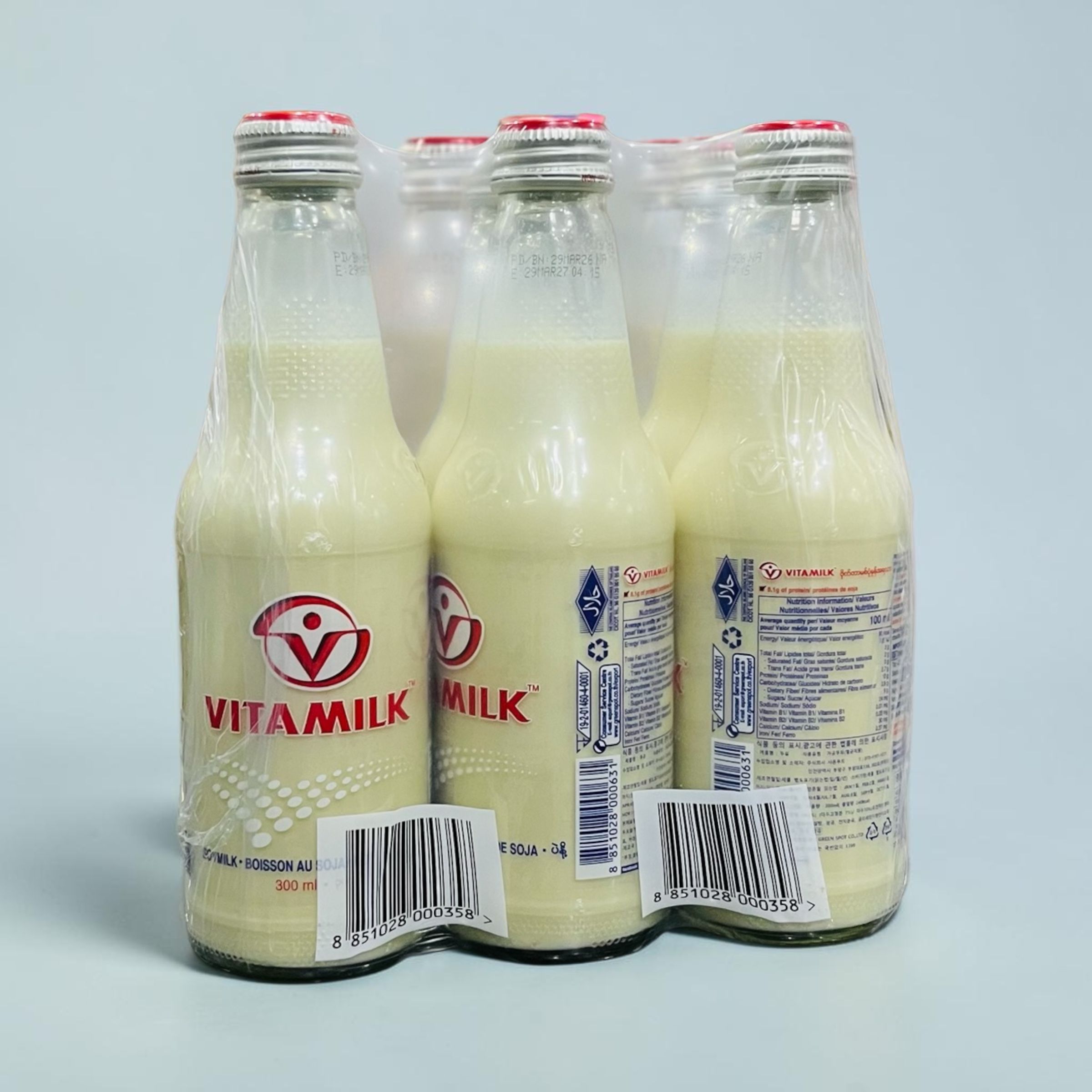 VITAMILK SOY MILK DRINK 300ML X6